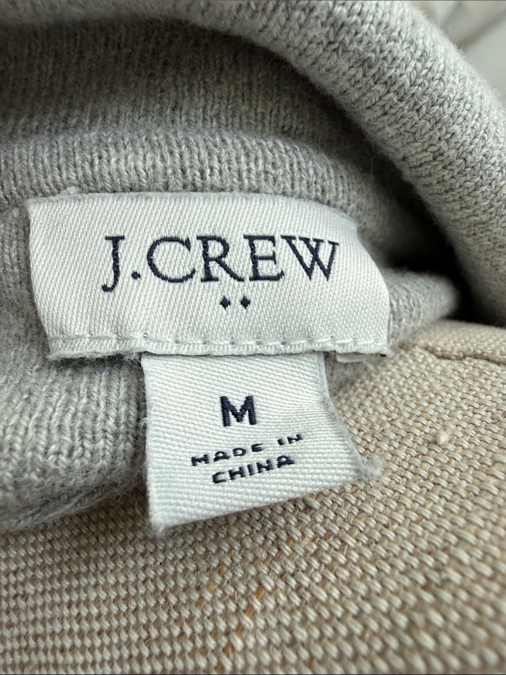 J.Crew Heather Gray Grey Open Front Knit Sweater Blazer - Size M - Picture 5 of 6